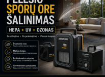 PELĖSIO SPORŲ ORE ŠALINIMAS