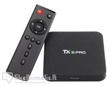 Android 6.0 Tv priedelis TX5 PRO