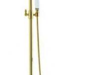 Aukso spalvos, retro, klasikinis dušo stovas Aukso spalvos, retro, klasikinis dušo stovas