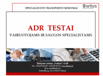 ADR A1, A2, A3, A4 TESTAI INTERNETU