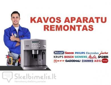 Kavos aparatų remontas Klaipėdoje
